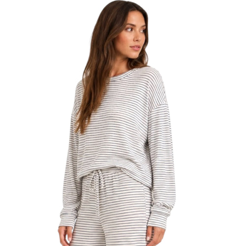 Z Supply Classic Stripe LS Top Eclipse