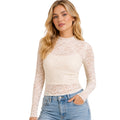 Ivory Lace Mesh Top