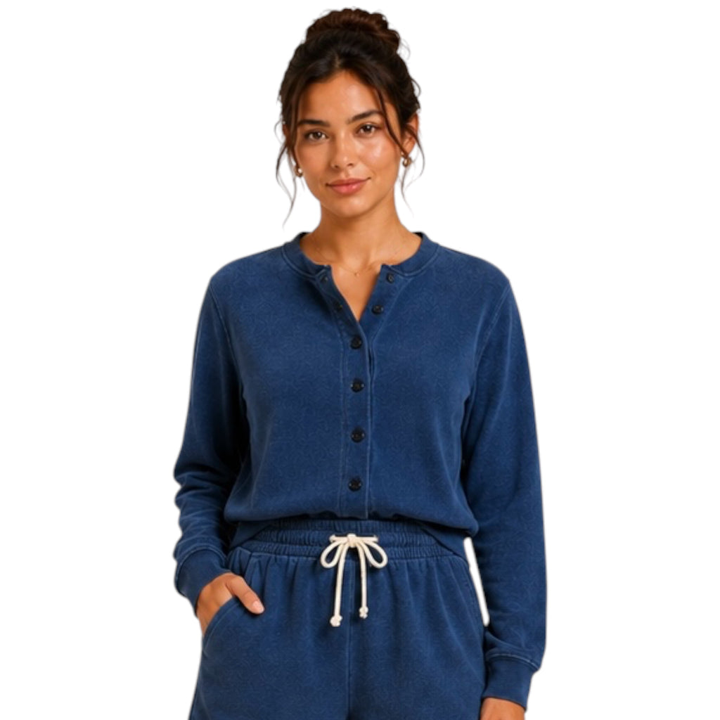 Z Supply Daily Knit Denim Cardigan