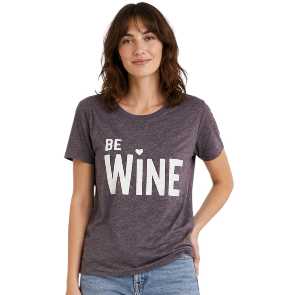 Z Supply Easy Be Wine Tee Shadow