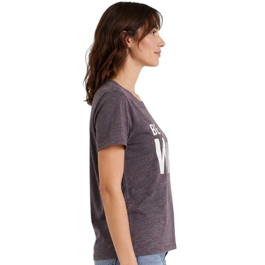 Z Supply Easy Be Wine Tee Shadow