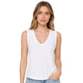 Z Supply Ellie V-Neck Tank White