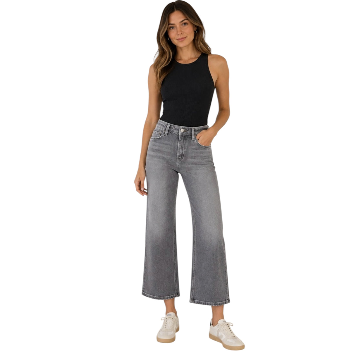 Vervet T6296N River Eden High Rise Ankle Slim Wide
