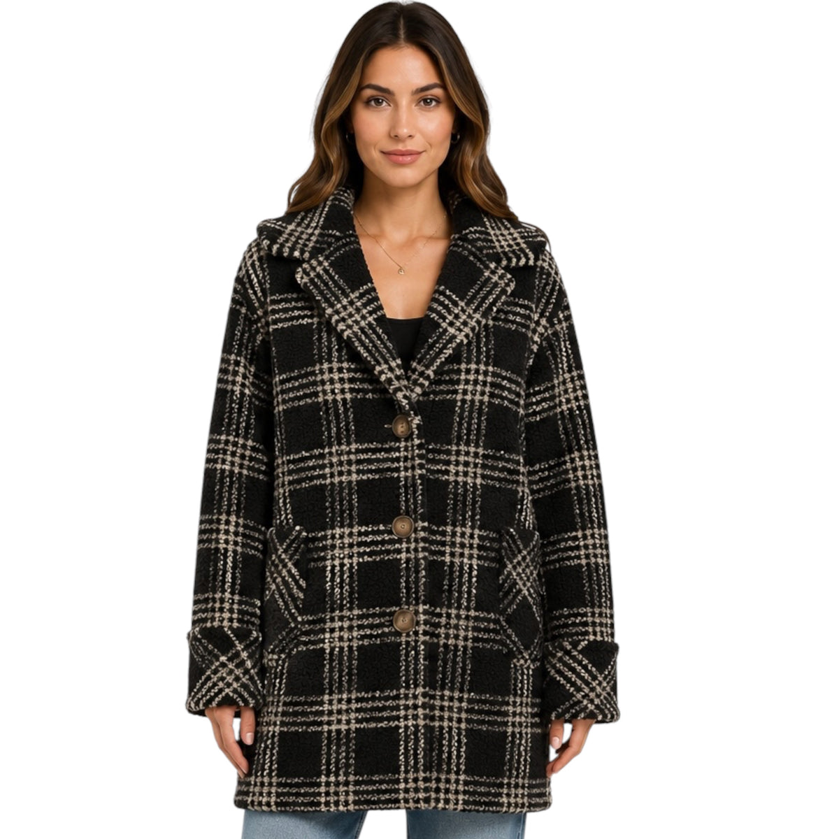 Z Supply Hastings Sherpa Coat Black