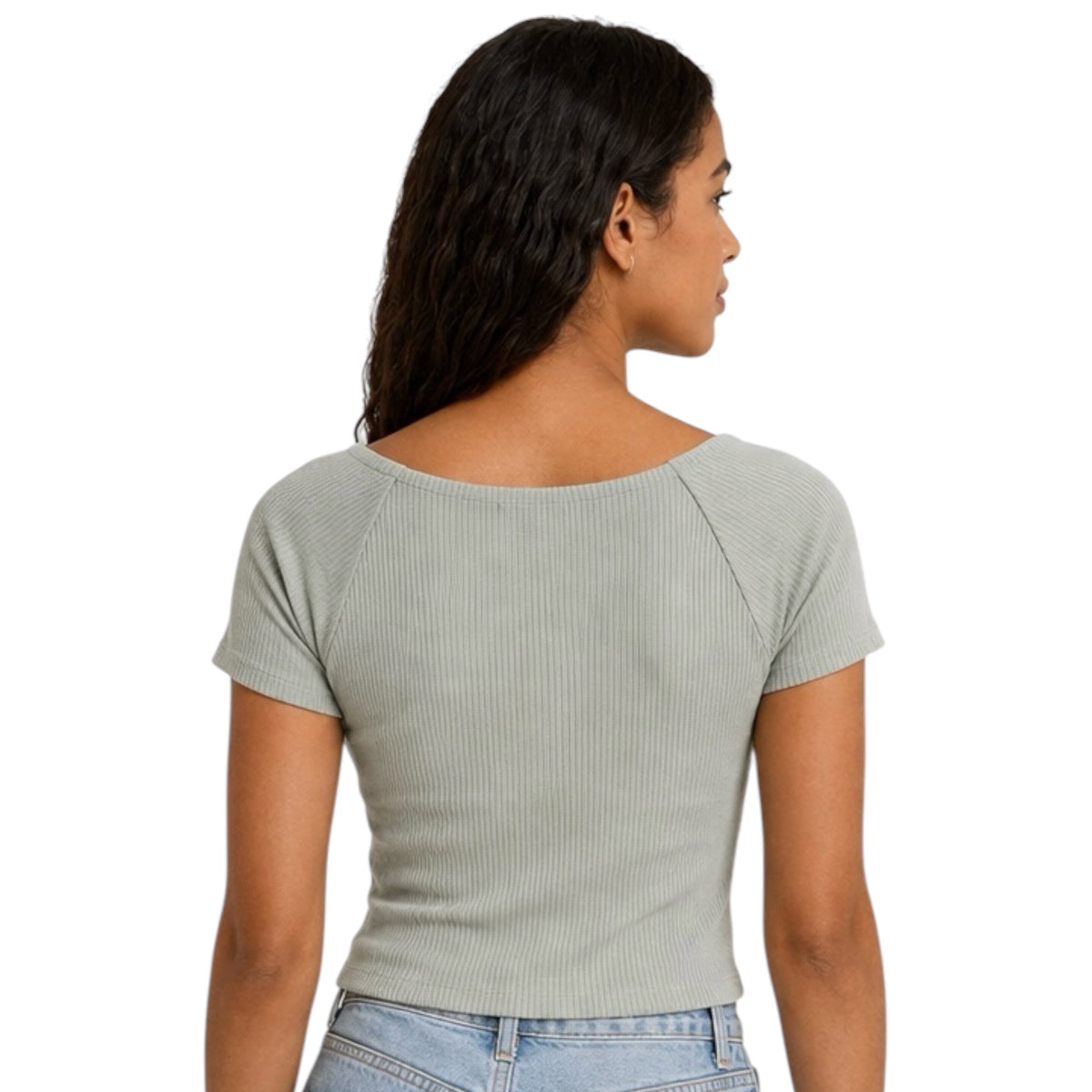 Z Supply Kallen Rib Top Harbor Gray