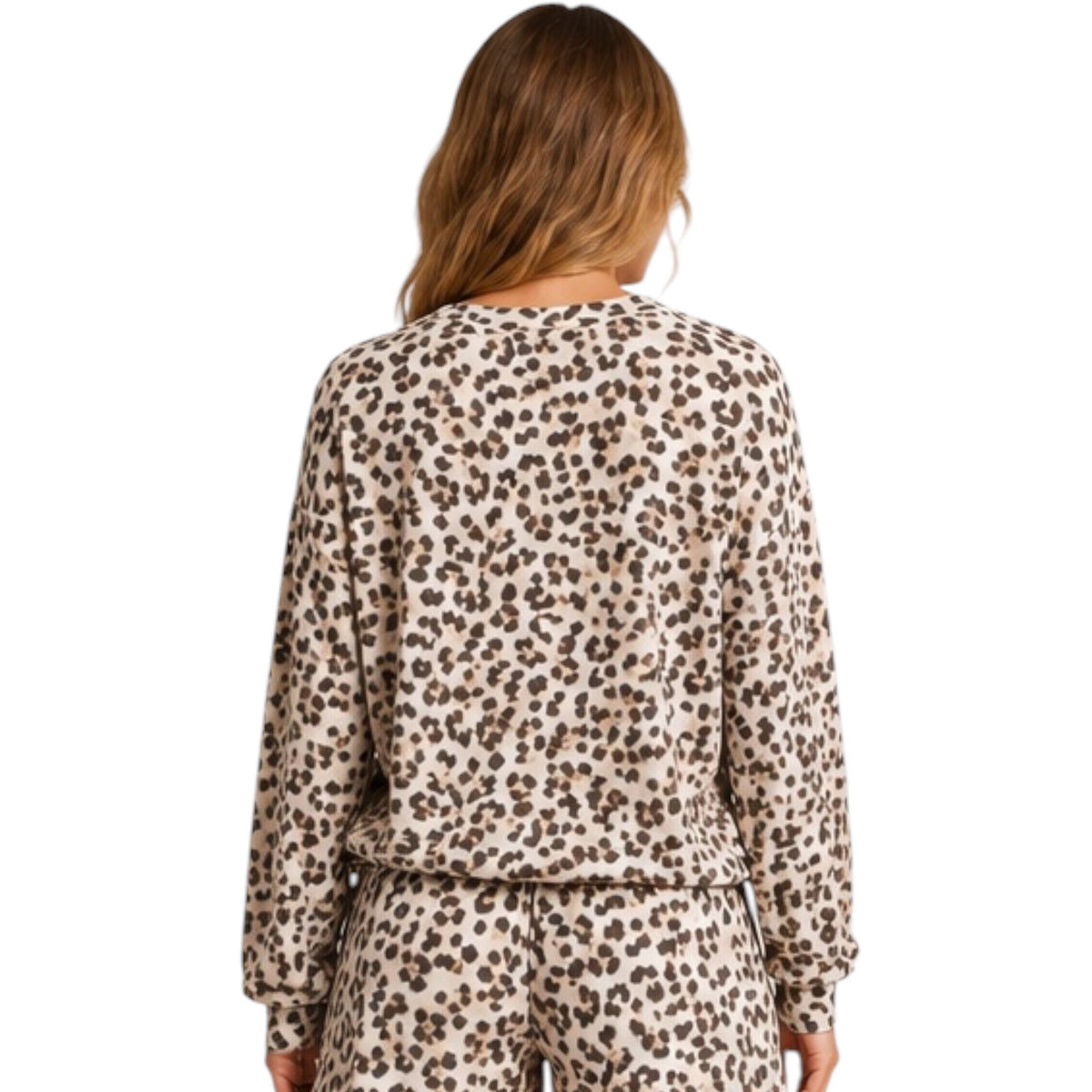 Z Supply Luxe Leopard LS Top