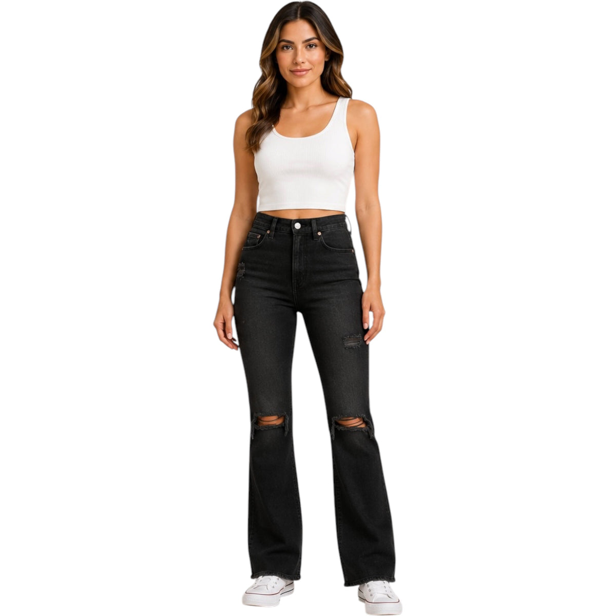 DAZE Go- Getter High Rise Flare D00016218SA
