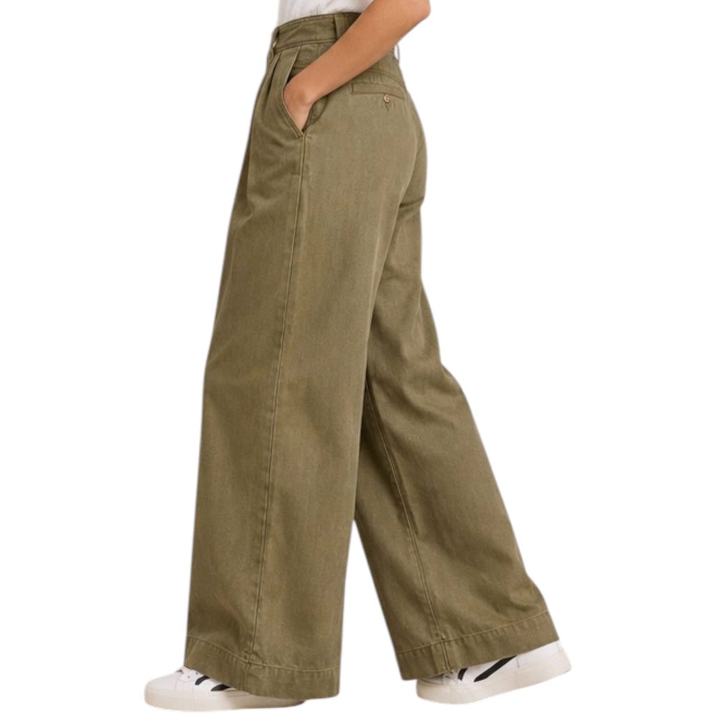 Dear John Lanee Wide Leg Evergreen  Size 27