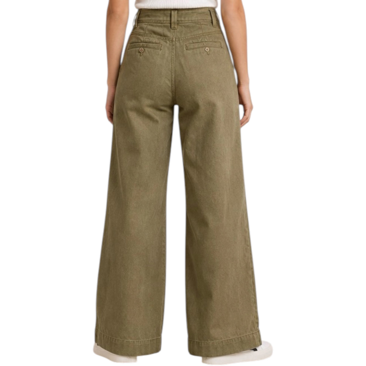Dear John Lanee Wide Leg Evergreen  Size 27