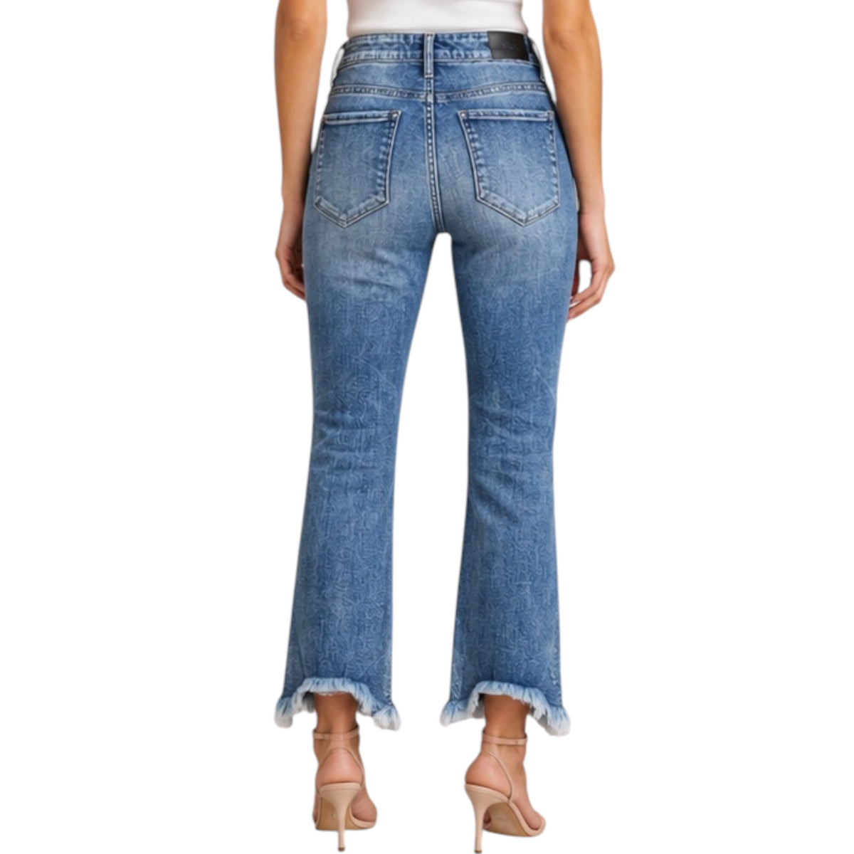 Hidden Happy Mid Rise Cropped Flare HD3775C-M