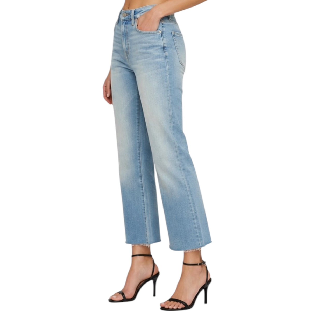 Hidden HD3638C Happi High-Rise Basic Cropped Flare