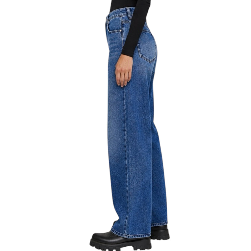 HIDDEN HD9371B-DK Alyx Baggy Fit High Rise