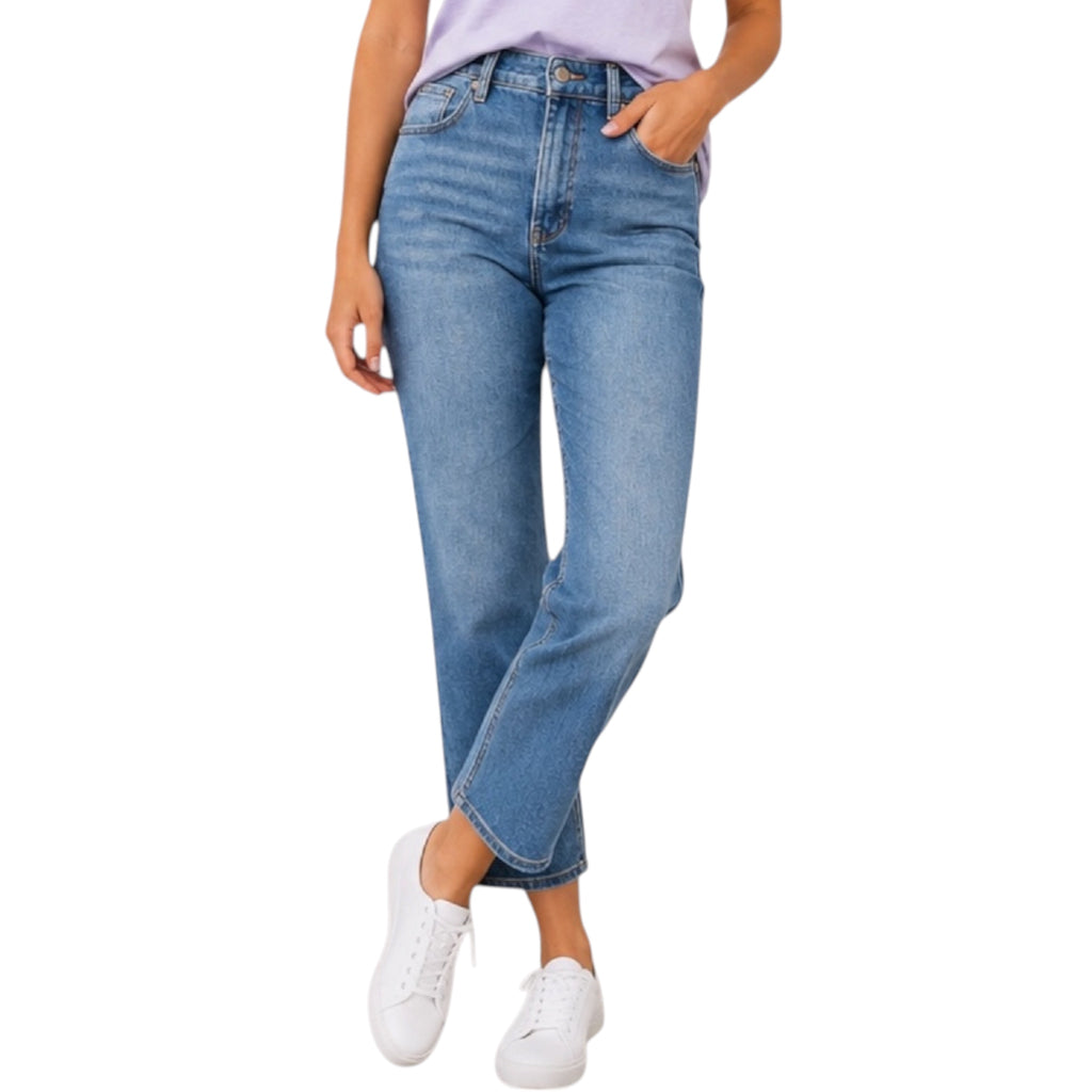 J21 JVP1023 High rise Ankle Straight Jeans