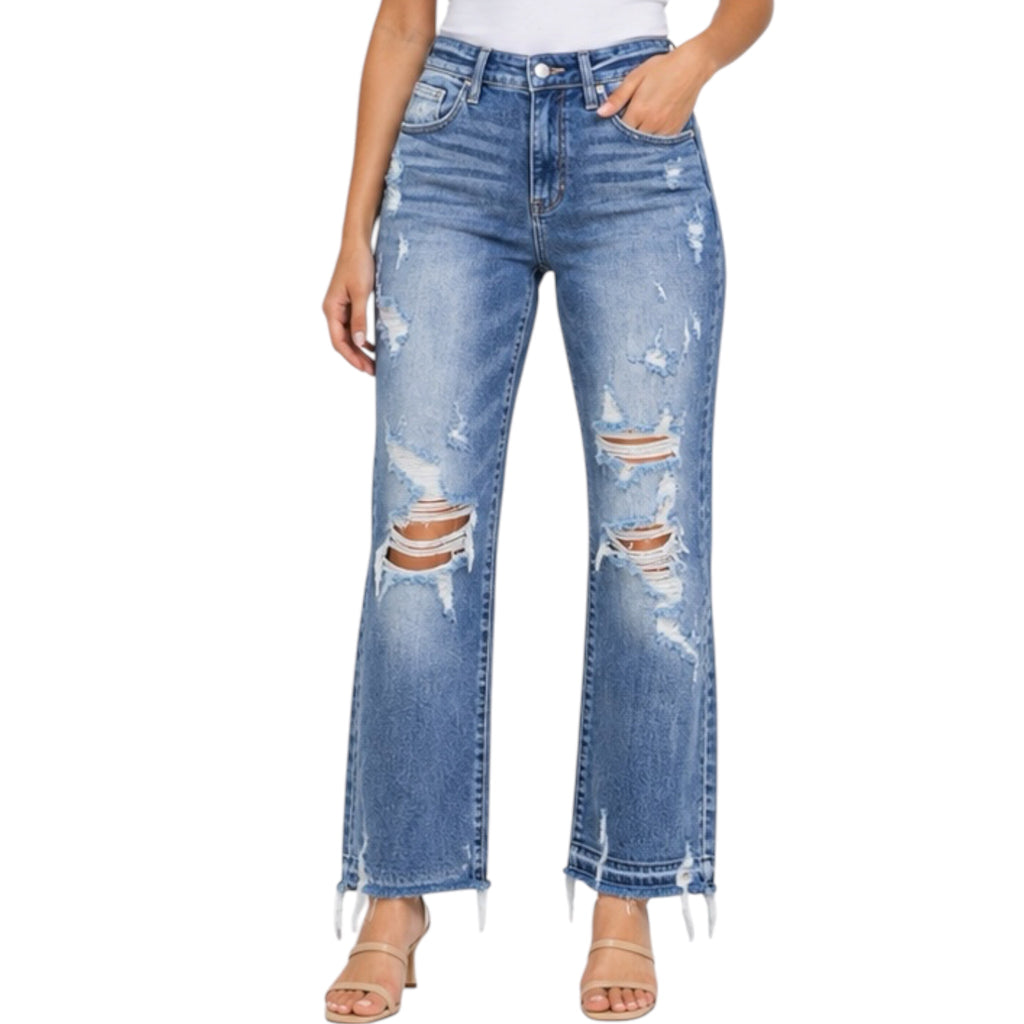 Judy Blue JB82436 Release Hem Ankle Straight 1/25