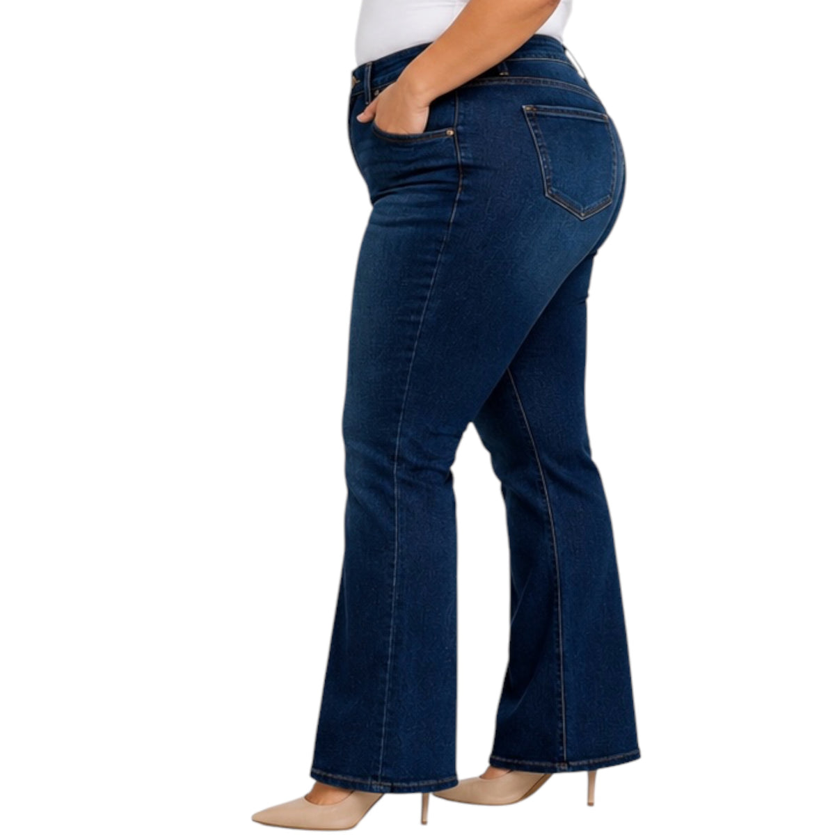 Judy Blue JB82586PL-DK-PL MR DW Bootcut