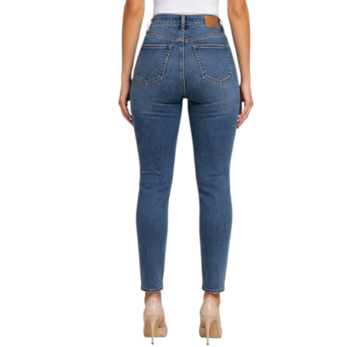 Judy Blue JB88259 Hi-Waisted Embroidered Pocket Relaxed Fit