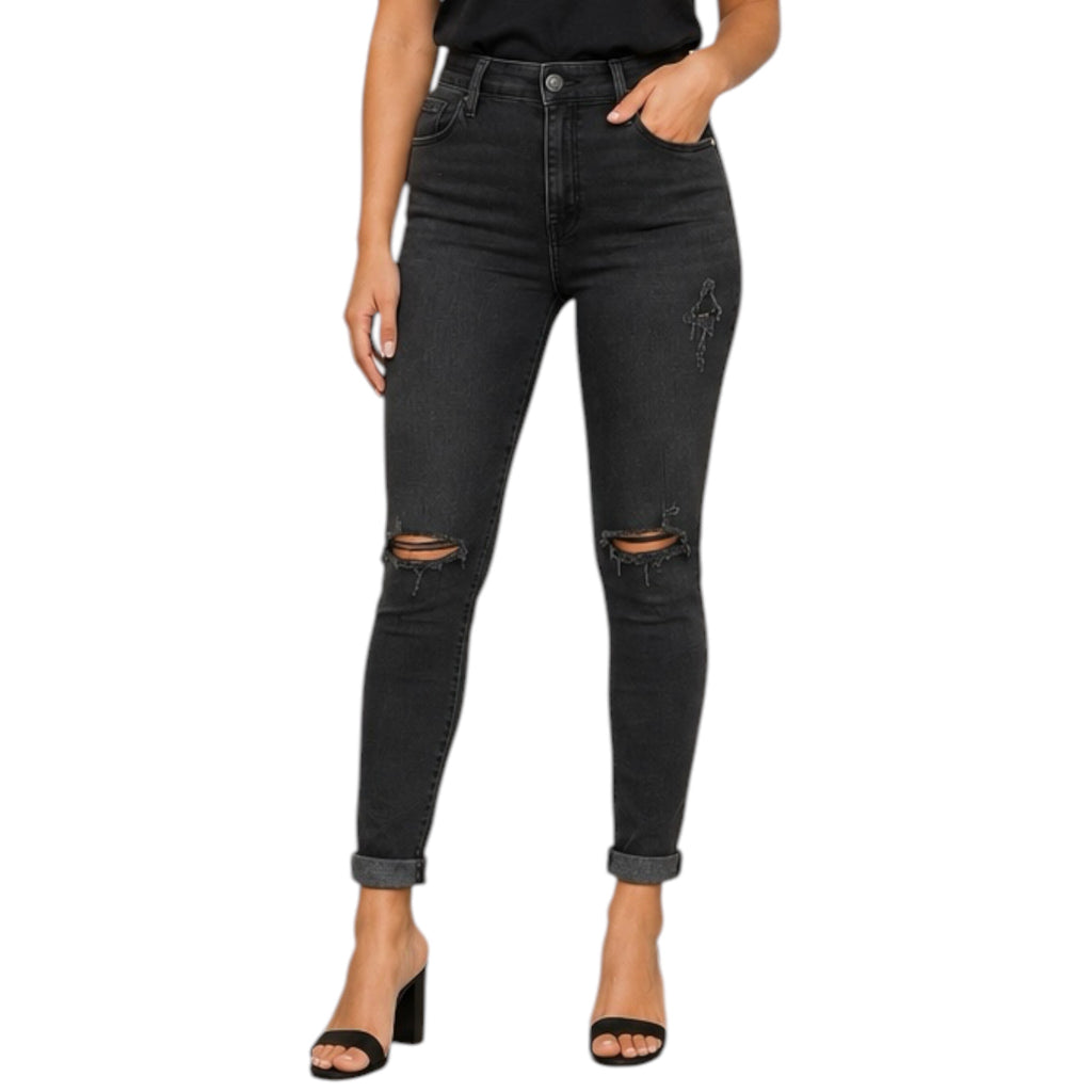 KC8245BK Black Ankle Skinny MS