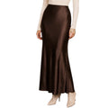 Satin Slip Midi Skirt