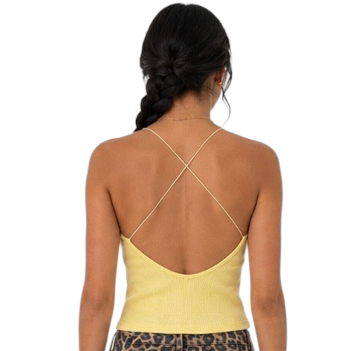 Butter Cropped Cami Tank Medium