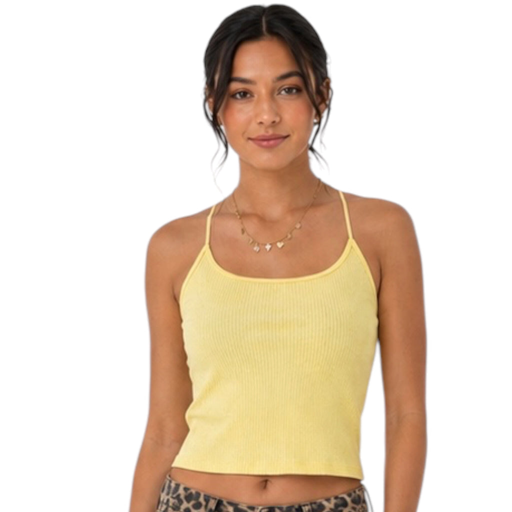 Butter Cropped Cami Tank Medium
