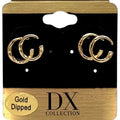 Gold Dipped Double-C Stud earrings