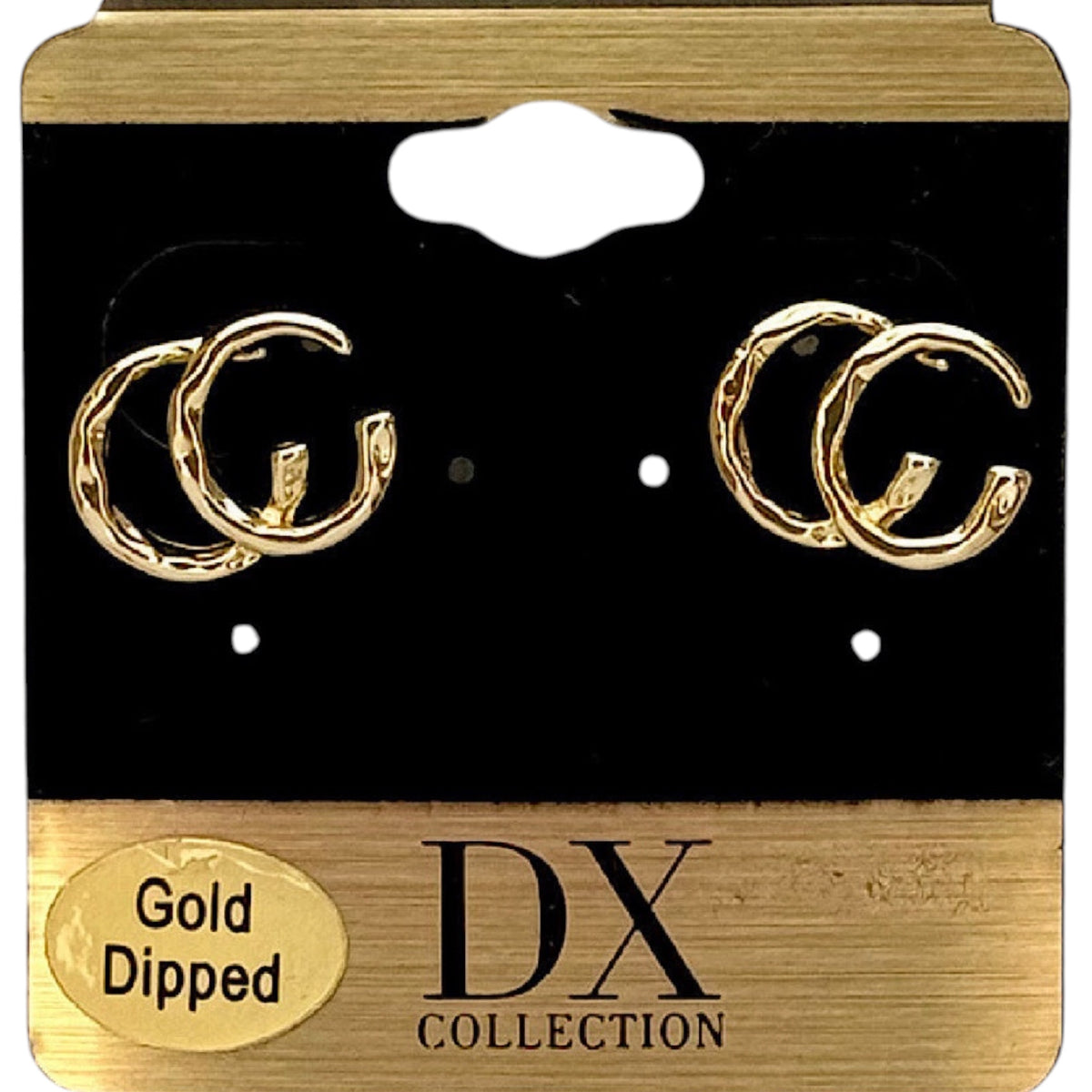 Gold Dipped Double-C Stud earrings