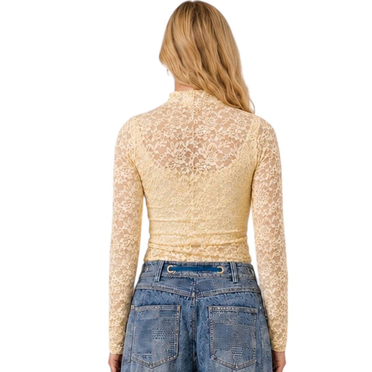 Butter Lace Mesh Top