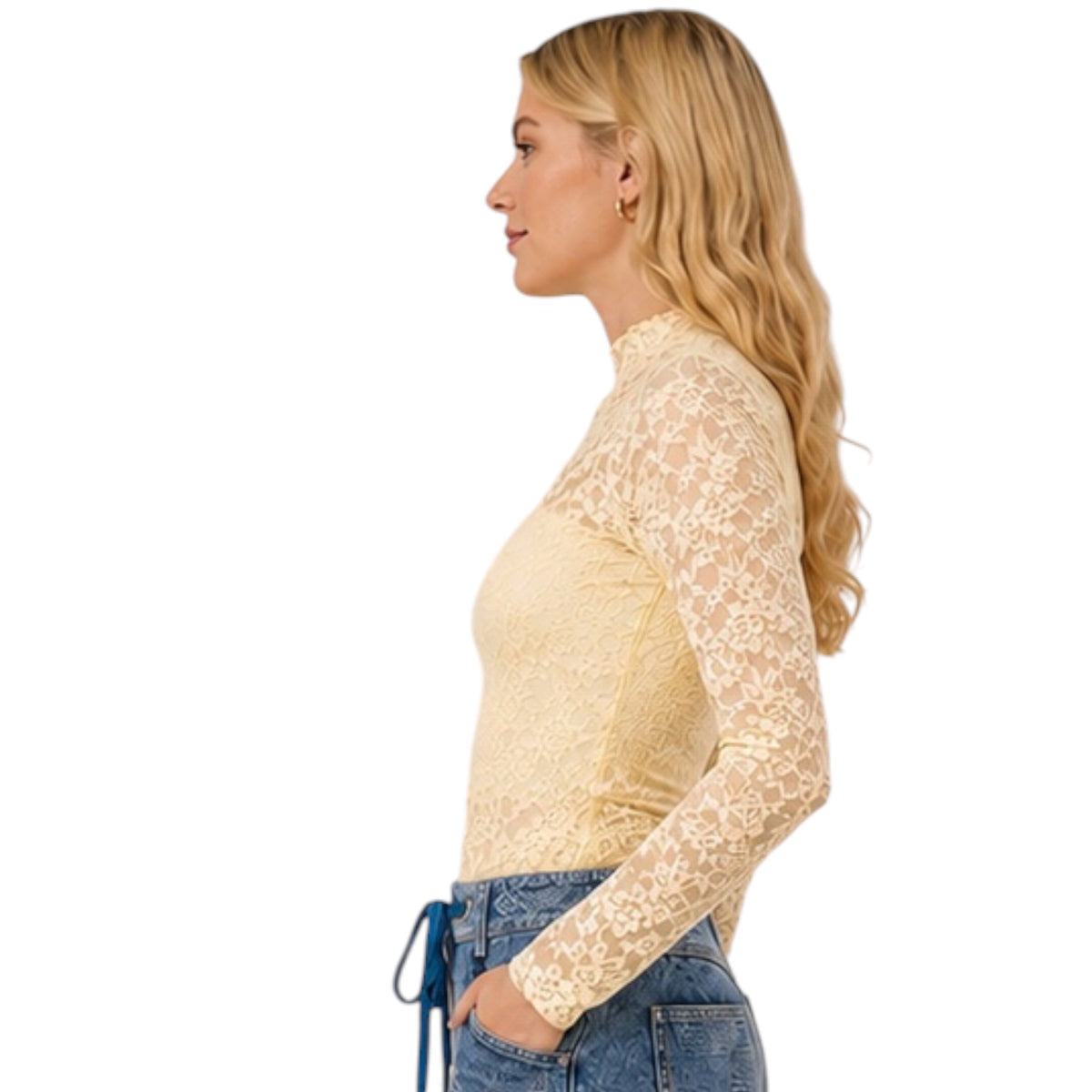 Butter Lace Mesh Top