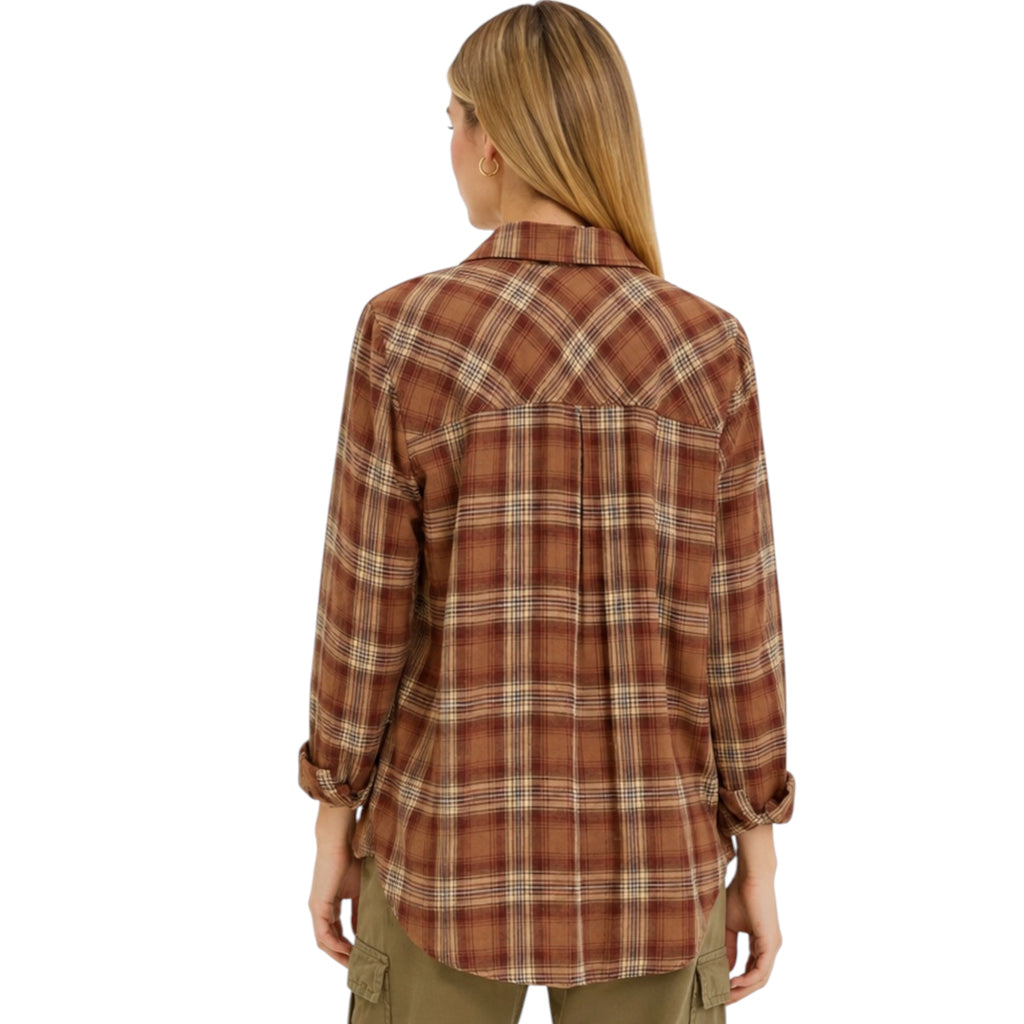 Clay Dark Boyfriend Flannel