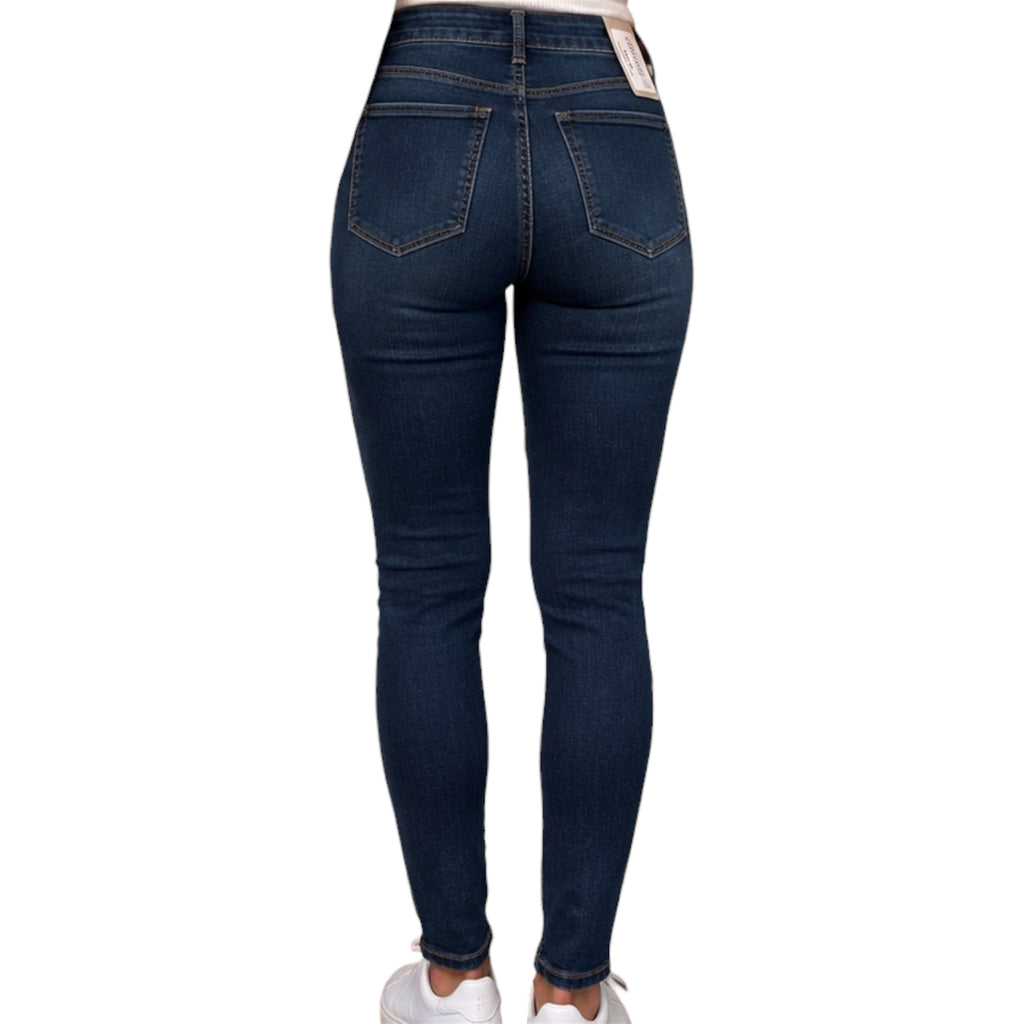 Maurices Dark MD Wash Skinny Fit Jeans Size 2L-RF