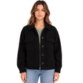 Black Long Sleeve Jacket W/ Flap Pockets