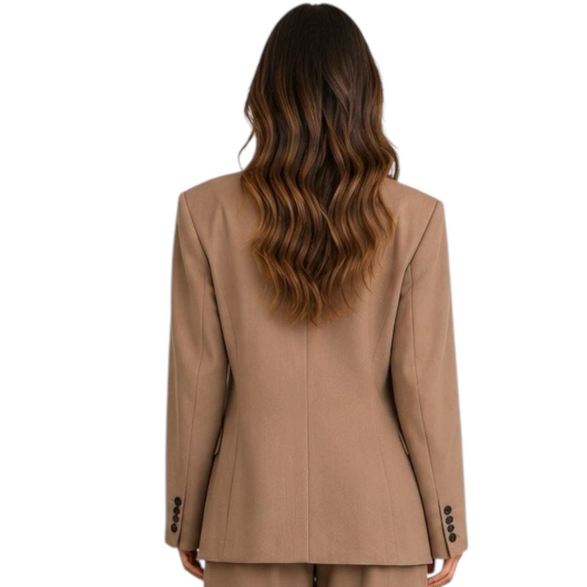 Mocha Brown Tailored Essential Blazer