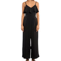 Black Ruffled Jumpsuit S