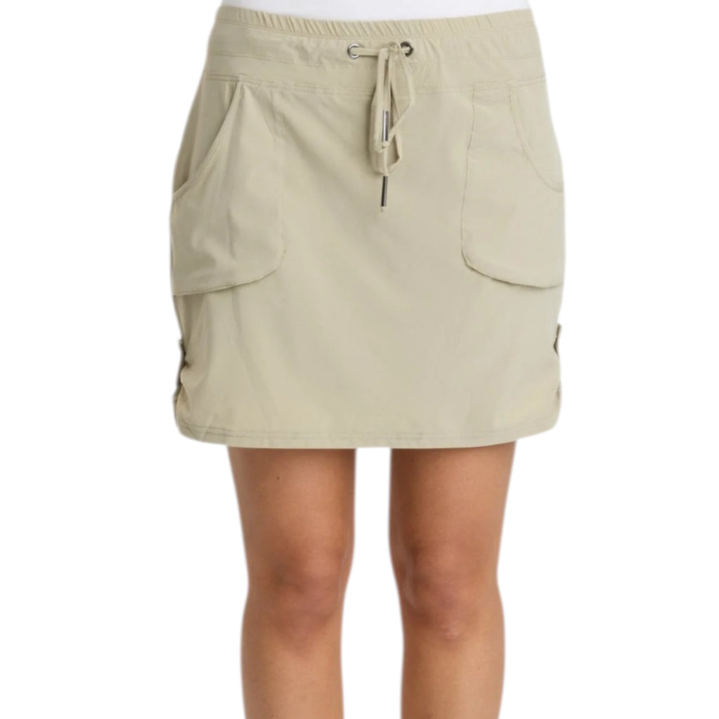 Khaki Bomber Jacket & Skort Set