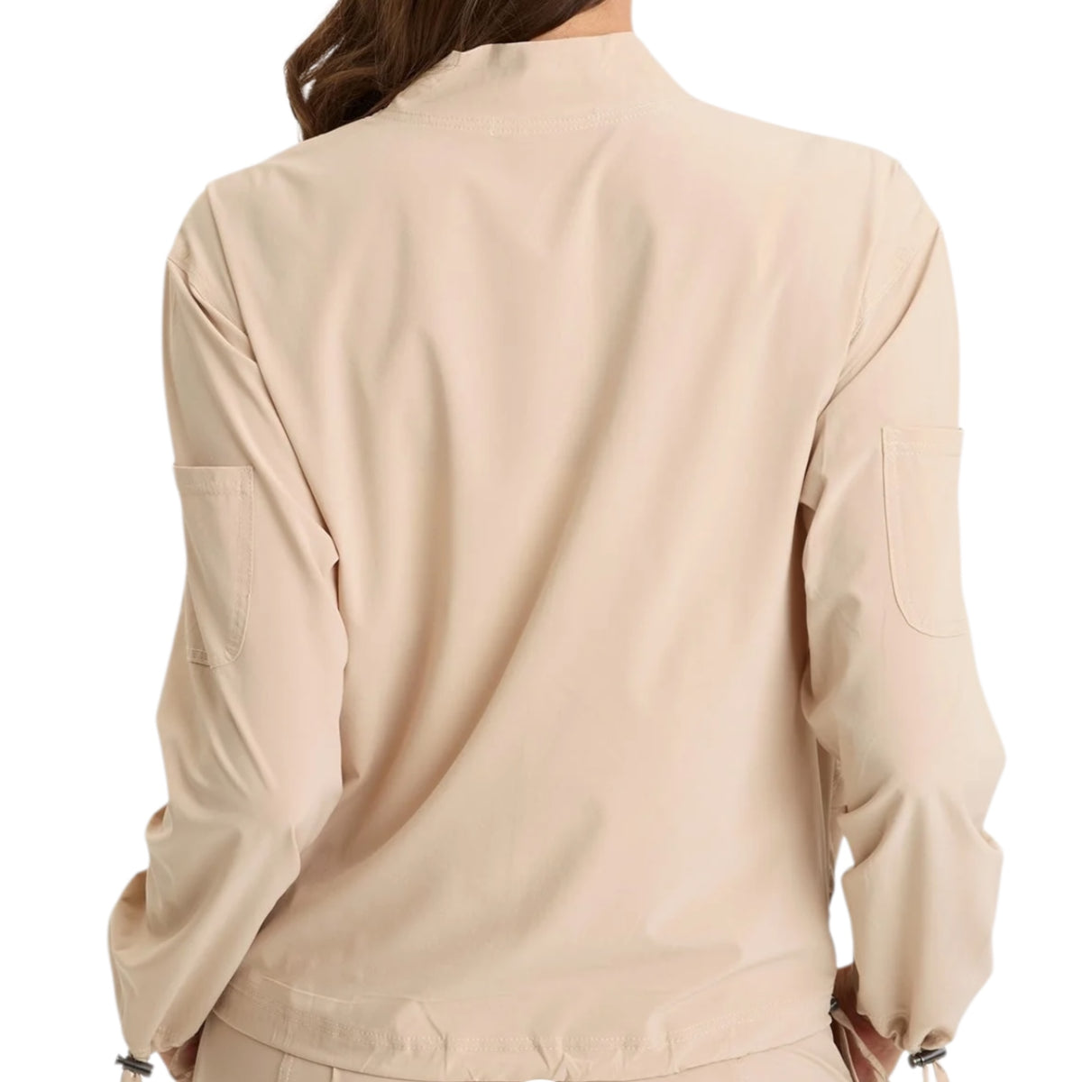 Khaki Bomber Jacket & Skort Set