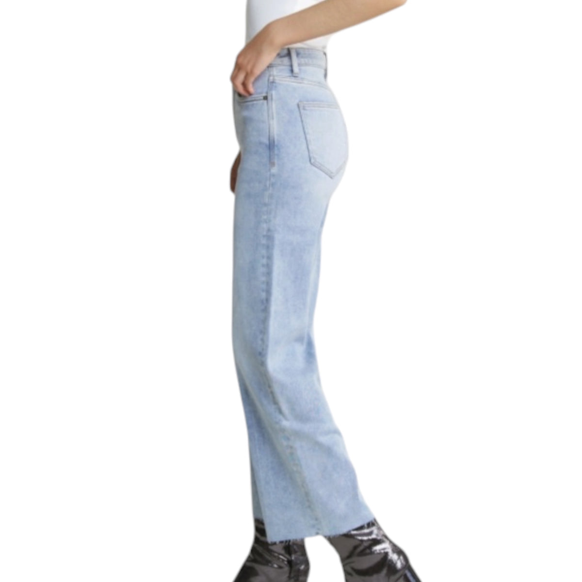 MICA MDP-W3390 High Rise Wide Leg With Raw Hem