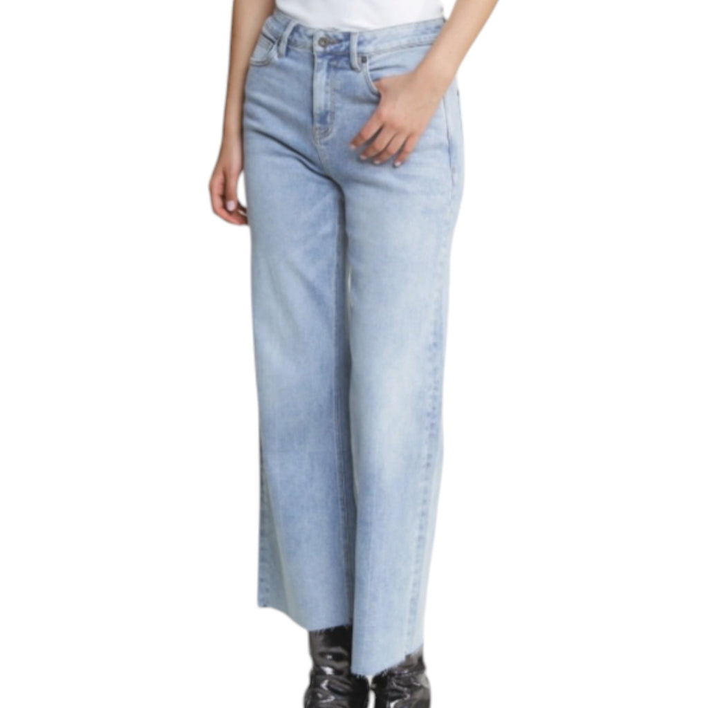 MICA MDP-W3390 High Rise Wide Leg With Raw Hem