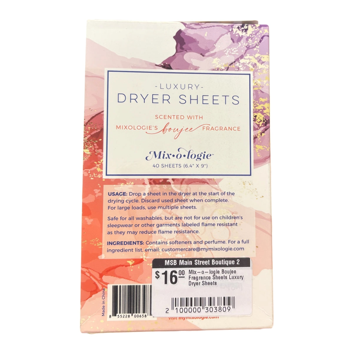 Mix-o-logie Boujee Fragrance Sheets