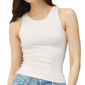 Off White Round Neck Tank