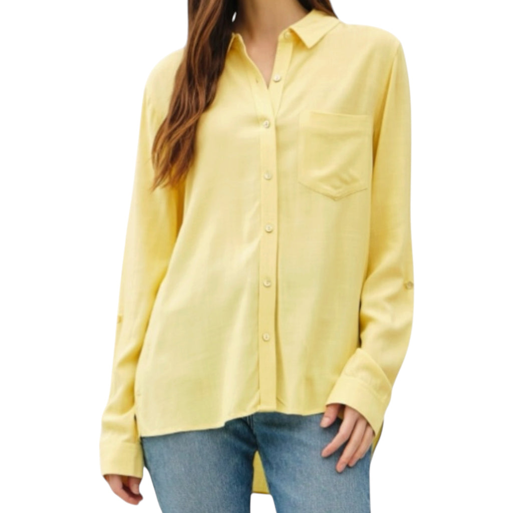 Yellow L/S Button Down Shirt