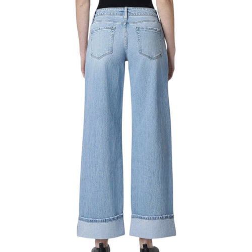 Vervet L/R Cuffed Baggy Wide Leg T6683