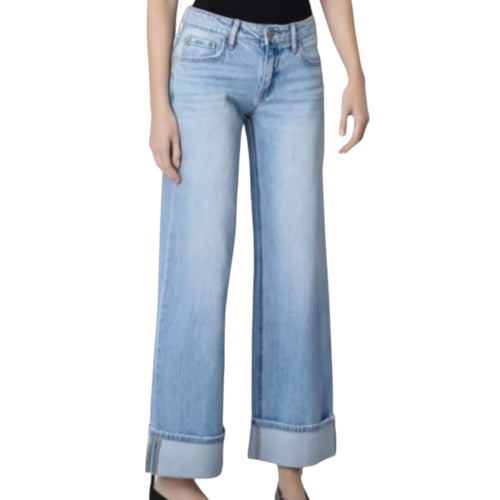 Vervet L/R Cuffed Baggy Wide Leg T6683