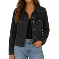 Dusty Black Denim Jacket