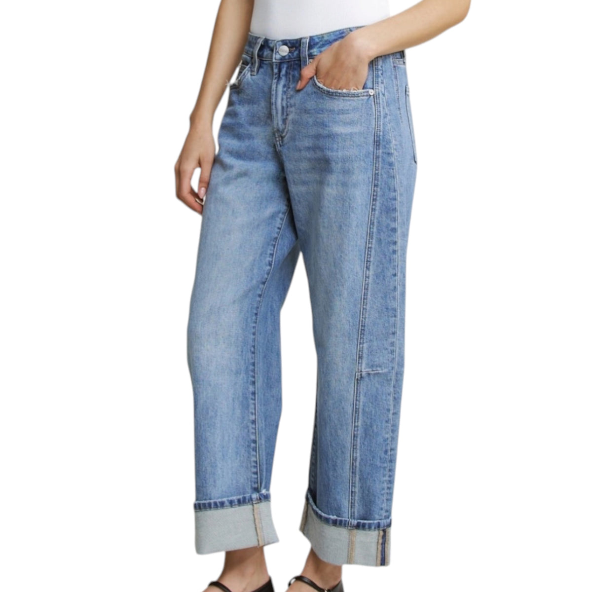 MICA MDP-W3525LT High Rise Barrel Cuffed Hem