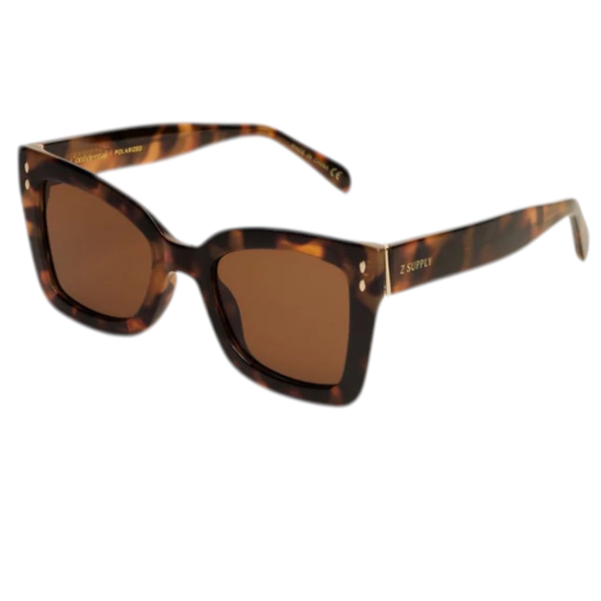 Z Supply Confidential Brown Tortoise Sunglasses