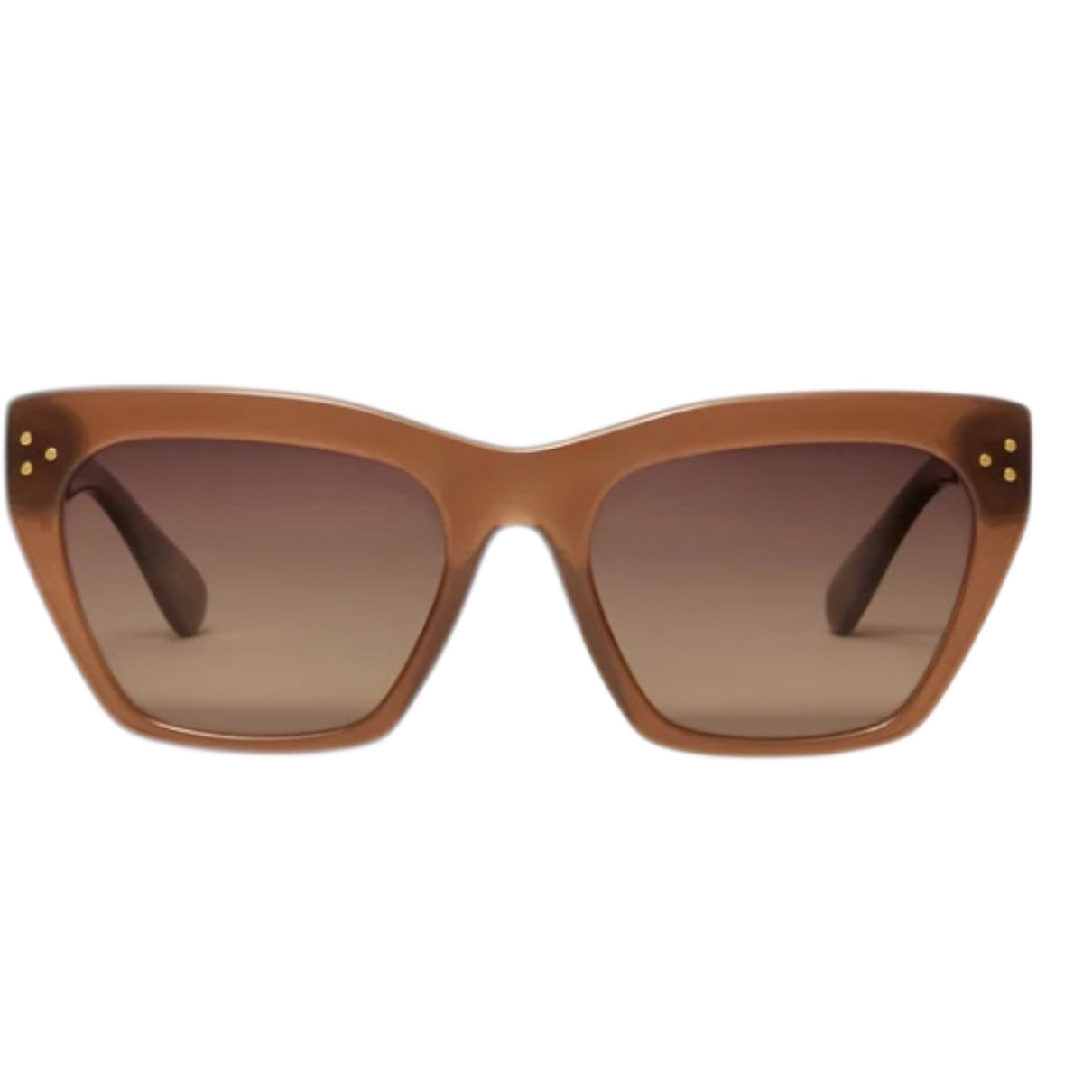 Z Supply Park Ave Taupe Tort-Gradient Polarized Sunglasses