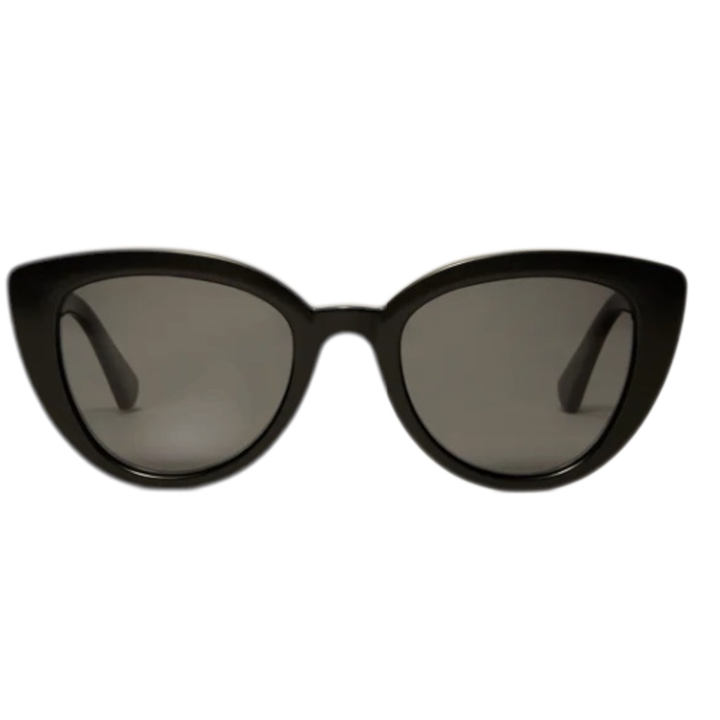 Z Supply Golden Hour Polished Black-Grey Polarized Sunglasses