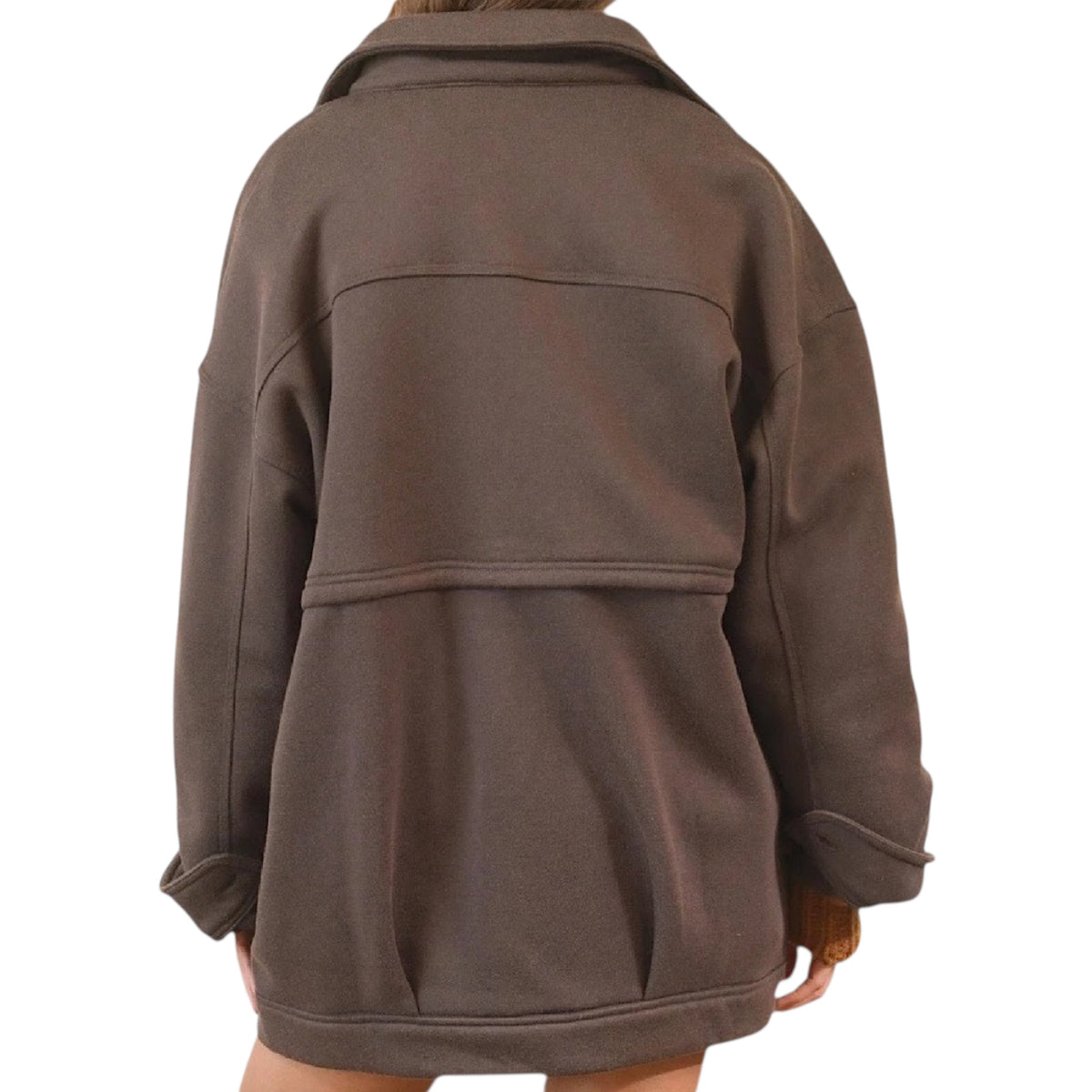 Fleece French Terry Charcoal Jacket