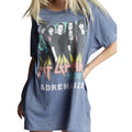 Def Leppard 1992 Burnout Dress -Vintage Blue
