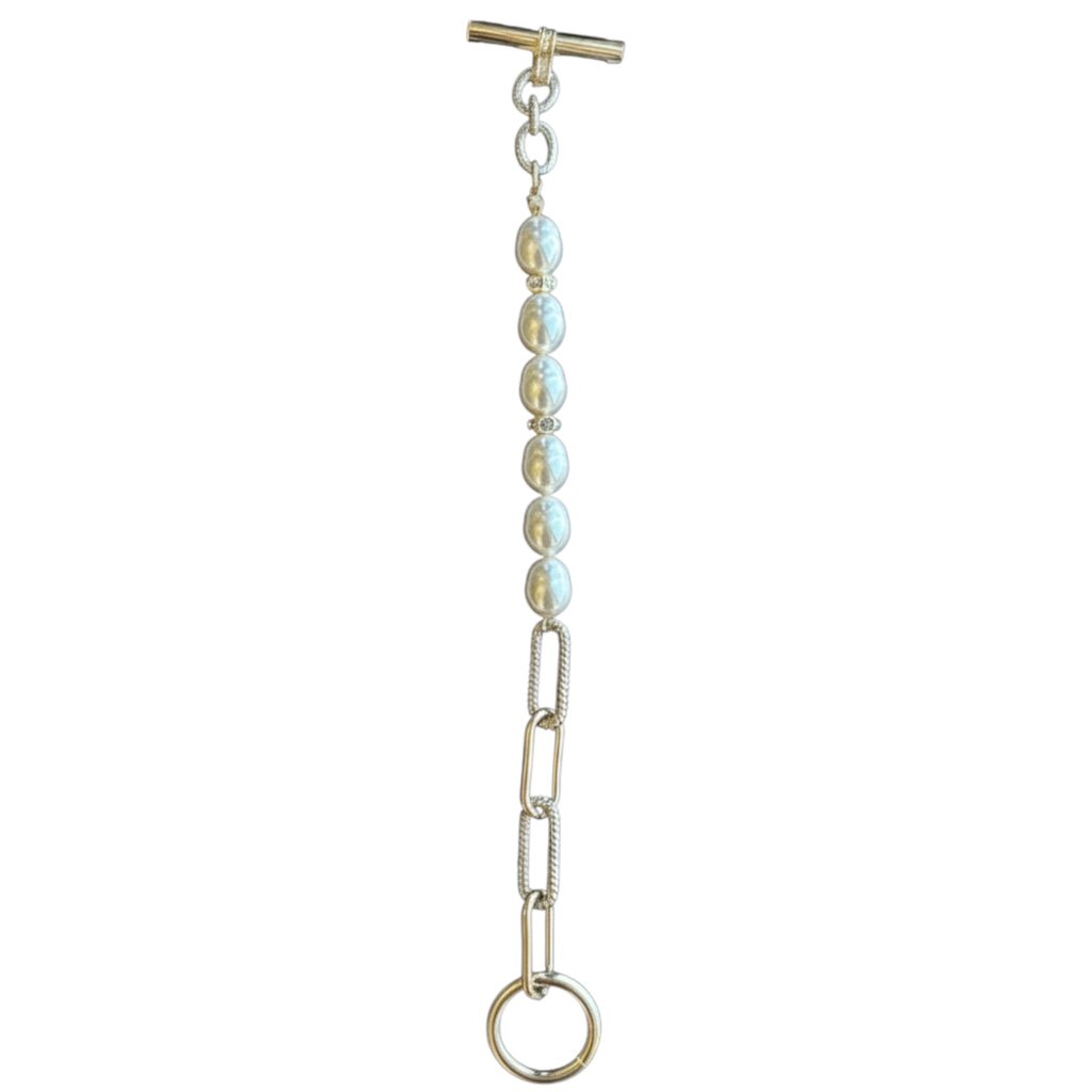 MX Collection Pearl and Chain Bracelet
